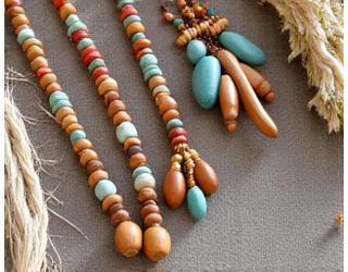 Bohemian Wooden Necklaces